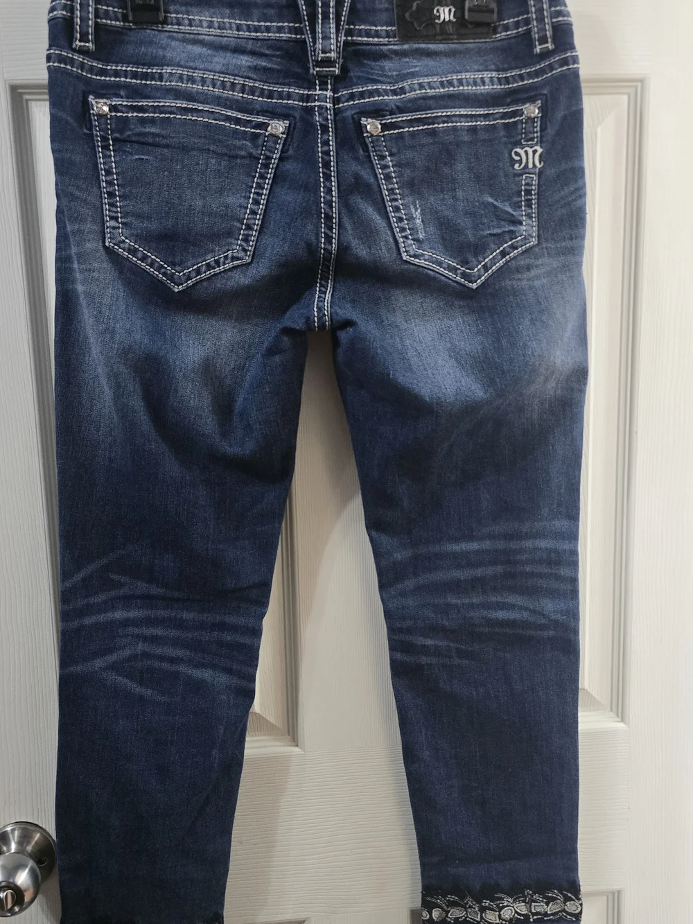 Miss Me Dark Wash Embellished Women's Jeans - 29 - Picture 2 of 5
